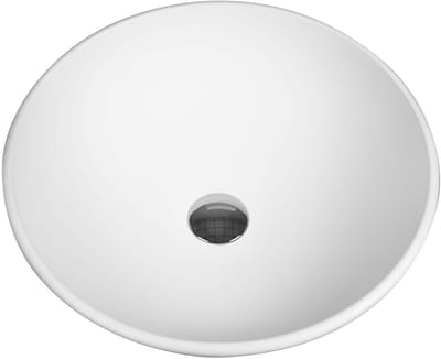 Bagnotti Per Solid Surface Waskom Ovaal - Acryl Wit