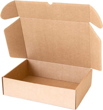 20x Zelfvouwende Kraft Verzendingdozen met Deksel - Stevig Dubbelwandig 30x22x8 cm