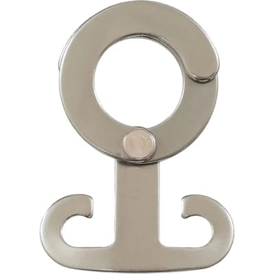 Merkloze Aluminium Dubbele Haken - Set van 4