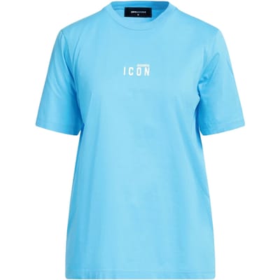 Dsquared2 Icon Small Chest Logo Lichtblauw T-shirt