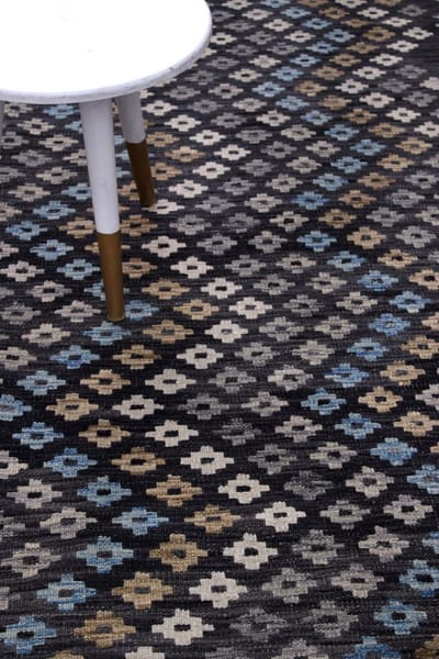 Kleurrijk Tapijt Laagpolig Handgeweven Wollen Vloerkleed - Koho Afghan Kelim 300x208 - 300x208cm- Modern - Woonkamer - Salon - Slaapkamer - Eetkamer