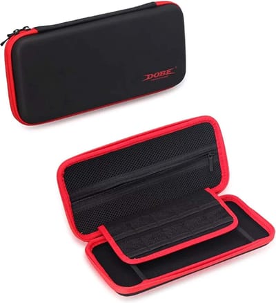 Case geschikt voor Nintendo Switch - Premium opberghoes met extra veel opbergvakken - Tasje / Opberg Case / Cover / Skin / Hoes