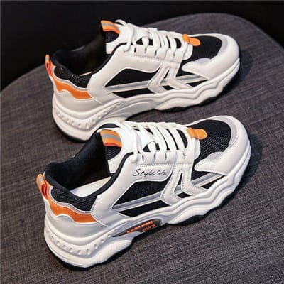 Nieuwe damesschoenen hardloopschoenen dames zachte zool casual schoenen lichtgewicht casual studentenschoenen mode trendy sneaker 40 black