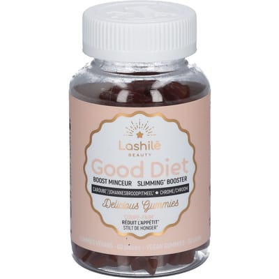 Lashilé Beauty Good Diet - Afslankpillen voor snel Afvallen - Afslanken - Honger Stillend - L-Tyrosine - 60 gummies - suikervrij