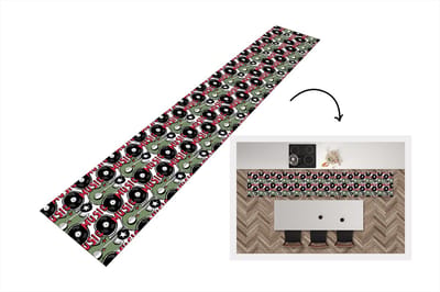 Keukenloper - Loper keuken - Patronen - Muziek - Vinyl - 300x50 cm - Keukenloper vinyl