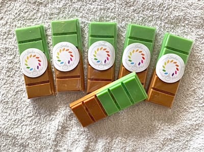 Waxmelts CINNAMON APPLE waxmelt geur - Linden - handgemaakt - 100% sojawax - aromatic - geurbrander - huisparfum
