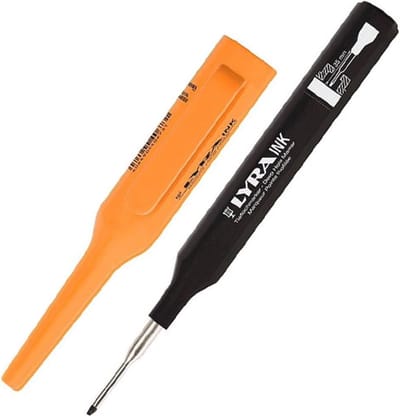 Professionele Ink Markeer Pen voor Stencils en Kluswerk - Zwart