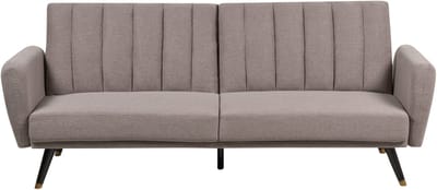 VIMMERBY - Slaapbank - Lichtbruin - Polyester