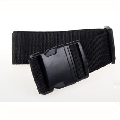 Kofferriem,2 stuks, Verstelbare bagageband reiskoffer bagage verpakkingsgordel--Reizen,Zwart