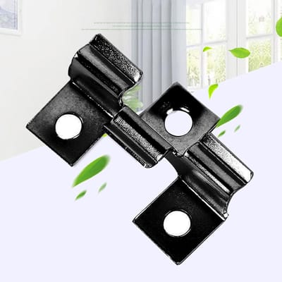 100 stuks Zwarte WPC Terrasplank Clips van RVS voor 7-10 mm Dikte