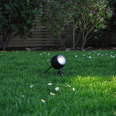 LED-tuinspots Kikolo IP65 90 mm 3000K 8W 520lm 230V 20° Antraciet Aluminium, Kunststof