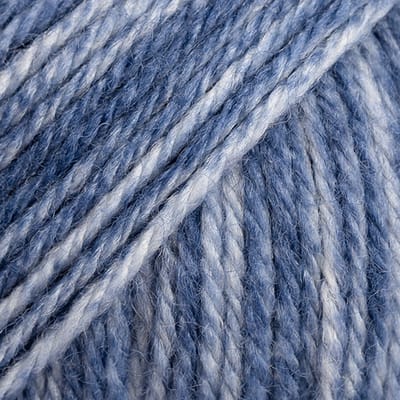 DROPS Fiesta Print - 38 blauwe waas - Wol Garen