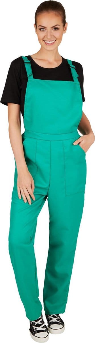 dressforfun - Tuinbroek groen L - verkleedkleding kostuum halloween verkleden feestkleding carnavalskleding carnaval feestkledij partykleding - 301471