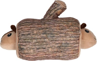 Double Wobble Log Lovers hondenspeelgoed - hondenspeeltjes - hondenknuffel - hondenspeeltje - 27 x ø 12 cm