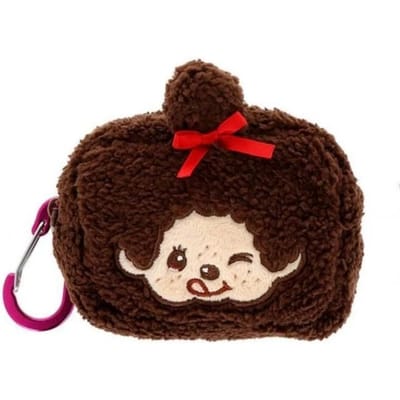 Monchhichi Ronde Kleine Hangende Tas Met Rits Leuke Portemonnee Opberg Mini Monchhichi Rugzak Bedeltje Leuke Pluche Monchichi Cadeaus