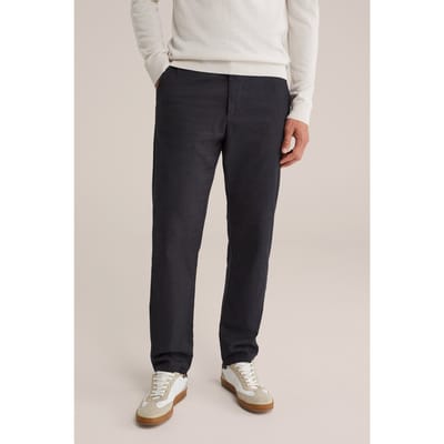 We Fashion Chino Dark Blue Size: W34L34 | Chinos Outlet | Heren | Blauw