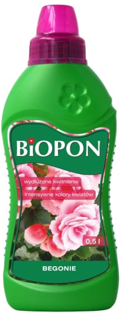 Biopon Serie - Minerale Meststof voor Begonia's - 0,5L - Bevordert Groei en Bloei