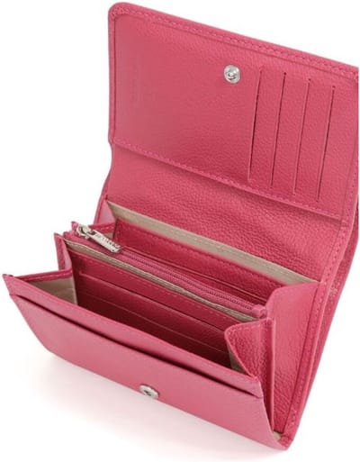 Hexagona Dames Portefeuille Fuxia | Fushia | Maat: One Size