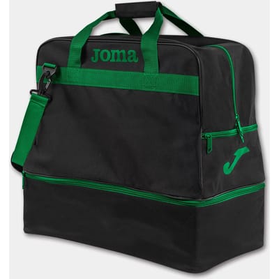 Joma Training III (Large) Sporttas Met Bodemvak - Zwart / Groen | Maat: Uni