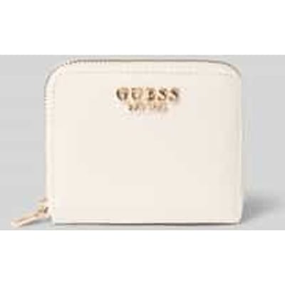 GUESS portemonnee Gilda SLG Zip Around Wallet Cream White crème
