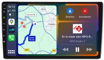 BG4U - Android Navigatie Radio geschikt voor Dacia Duster 2014-2018 met Apple Carplay en Android Auto