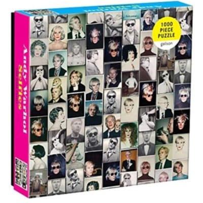 Andy Warhol Selfies 1000 Piece Puzzle - Galison