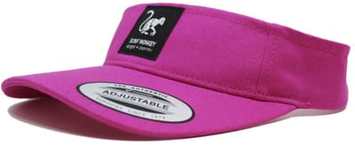 Vizier voor heren/dame - Golf/Tennis - Katoen / Volwassenen / Eén maat (Roze)