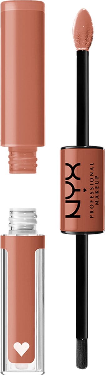 Nyx Professional Makeup Shine Loud High Shine Lip Color - Goal Crusher - Glanzende Vloeibare Lippenstift - Beige