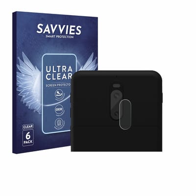 Savvies - Screenprotector voor Shiftphones Shiftphone 8.1 (ALLEEN Camera Lens) - Folie Beschermfolie transparant 6 Stuks