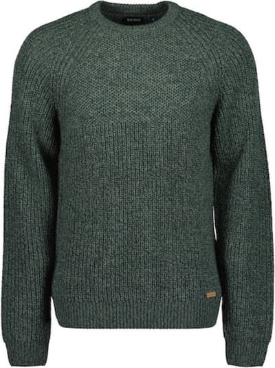 Blue seven heren - Trui 376444 groen ronde hals maat XXL