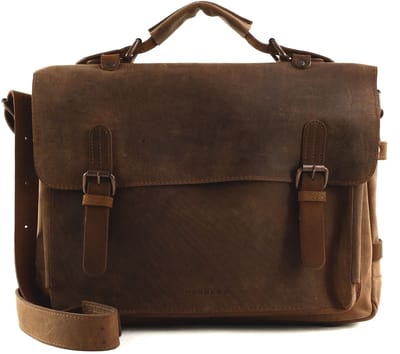 HAROLD'S Business tas Afzonderlijke gevallen Antic Briefcase Nature Bruine