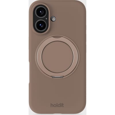 Silicone Stand Case Mocha Brown iPhone 16