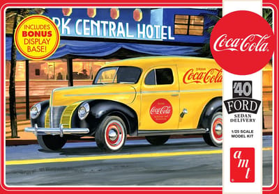 AMT Modelbouwpakket Auto - 1161 1940 Ford Sedan Delivery - Coca-Cola - Amerikaanse Auto Plastic - 1:25 - Modelbouw