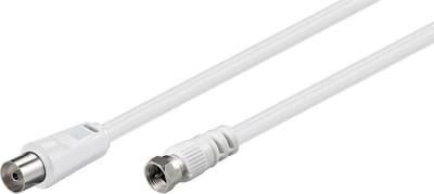 SAT/antenne-adapterkabel (<70 dB), dubbel afgeschermd 5 meter