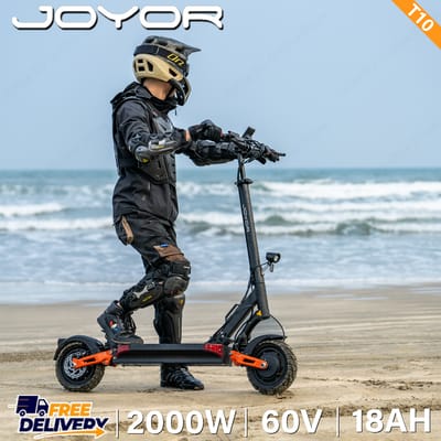 NONE JOYOR T10 Elektrische Scooters Met NFC Dubbele Motor 60V18AH Batterij E-Scooter Hydraulische Remmen 10-inch Banden Opvouwbare Elektrische Scooter