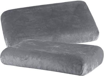 Dailygoods- Kussenslopen Set van 2 - Pluche Kussenslopen - Geschikt voor Nek- en Gezondheidskussen - Ademend en Onderhoudsvriendelijk - 45-60 x 30-40 cm - Elastisch en Huidvriendelijk - Kussenhoezen