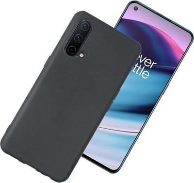 MobyDefend Hoesje - Geschikt voor OnePlus Nord CE - TPU Backcover - Mat Zwart