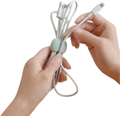 Hiden - Kabel clips - Kabelhouder - Kabelklem - Oplaadkabel houder - Kabelgoot - Kabelbescherming - Telefoon - Computers - Grijs - 5 stuks