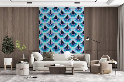 Behang - Fotobehang Retro - Patronen - Art Nouveau - Breedte 165 cm x hoogte 220 cm