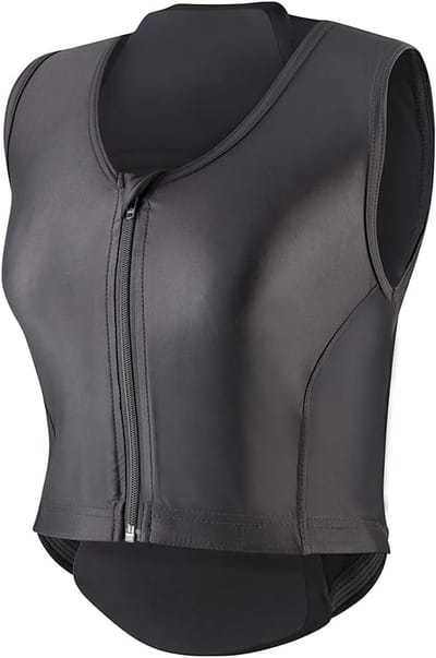 Rugbeschermer - Veiligheidsvest - Paardrijden - Geteste veiligheid - Maat S - Zwart