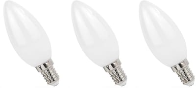 Spectrum LED Lamp E14 1W 230V - 100 Lumen - 2700K Warm wit - Gezellig licht - Energiezuinig - 3 stuks