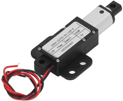 Allecto - Elektrische microlineaire actuator - 150 N - Compact en krachtig - 12 V DC - Voor diverse toepassingen - Ideaal voor meubels en industrië...
