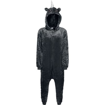 Corimori - Eenhoorn Jumpsuit - Ruby Punk Einhorn - M - grijs