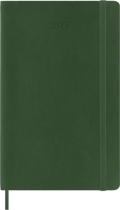 Moleskine 12 Maanden Agenda - 2027 - Dagelijks - Large - Zachte Kaft - Mirte Groen