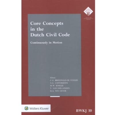 Core Concepts In The Dutch Civil Code - Bwkj