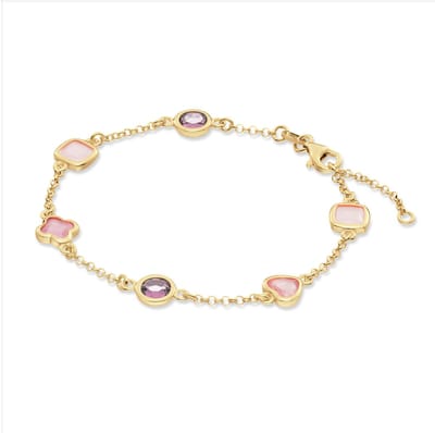 Glow 104.8625.19 Pure Nature Dames Armband - Schakelarmband