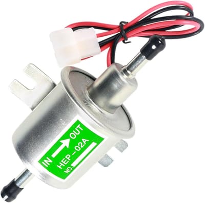 Oliepomp - Brandstofpomp - Voertuigmodificatie - Lagedruk Elektrisch - 12V - Zilver