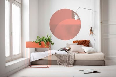 Fotobehang - Roselux 125x125cm - Rond - Vliesbehang - Zelfklevend
