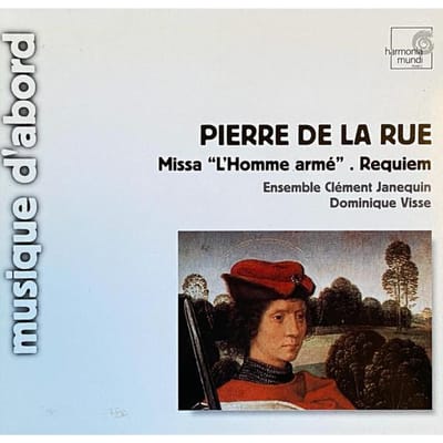 CD PIERRE DE LA RUE; ENSEMBLE CL?MENT  - Missa L'Homme Arme Missa Pro Defunc HMA1951296 Harmonia Mundi  2006 Frankrijk Klassiek Gebruikt gray