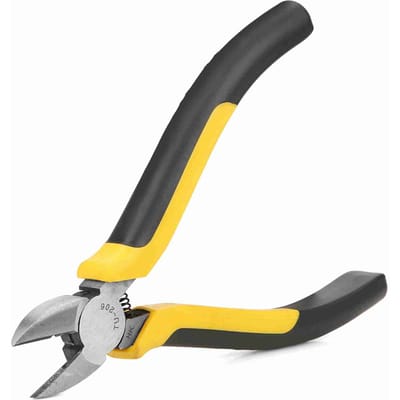 6in Elektronische Diagonale Tang Kabel Zijknipkniptang Draadsnijder Gereedschap TU206 yellow